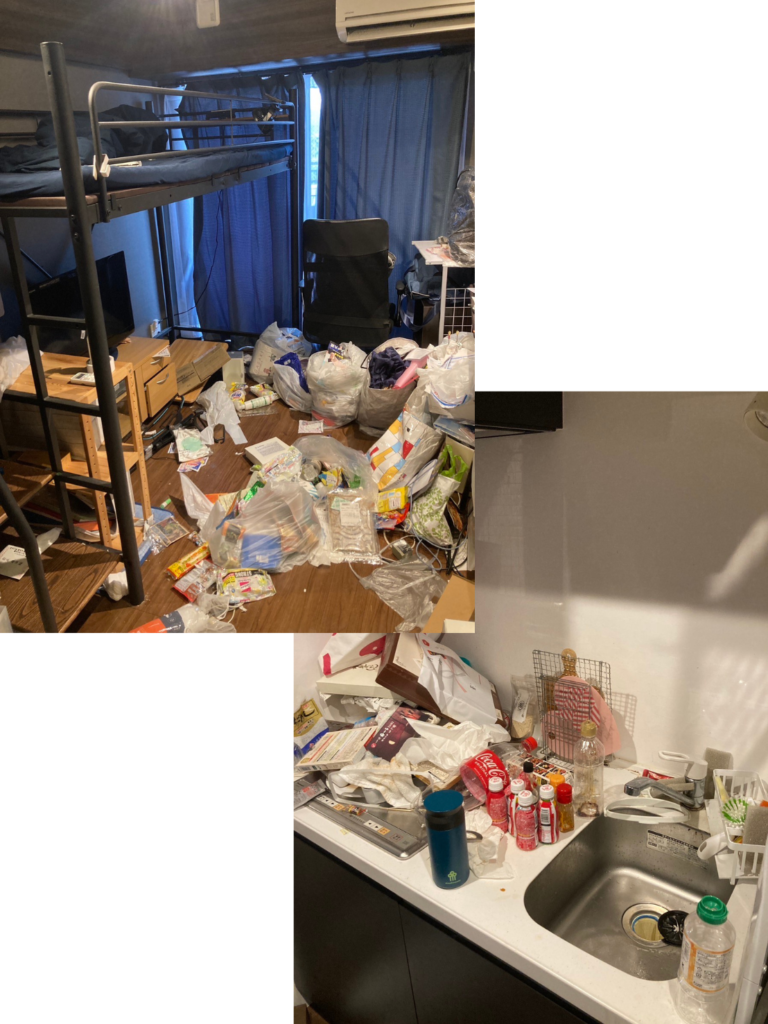 神奈川県横浜市鶴見区不用品回収の作業ビフォー