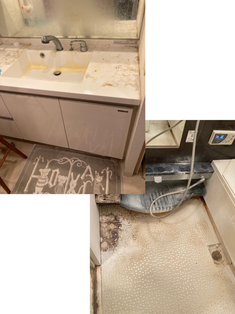 神奈川県川崎市ハウスクリーニングの作業ビフォー